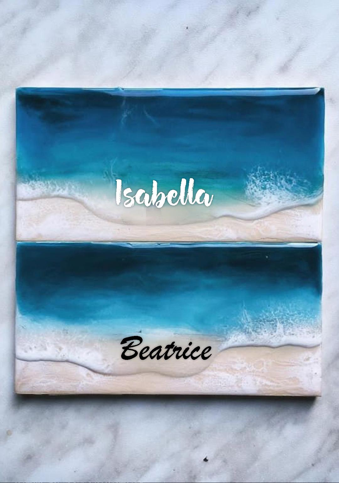 Ocean Resin Jewelry Box, Personalized Travel Case for Women, Gift For Her, Wooden Jewelry Organizer, Personalized Jewelry Box - GOFIRE OUTLET