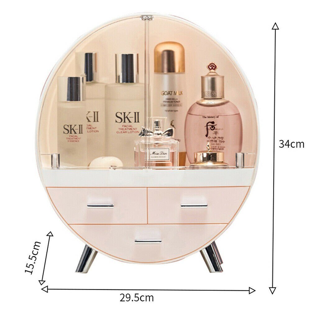 Personalized Desktop Make up Organizer for Women, Jewelry Organizer, Cosmetic Organizer, Storage Box, Gift for Her, Makeup Lover Gift - GOFIRE OUTLET