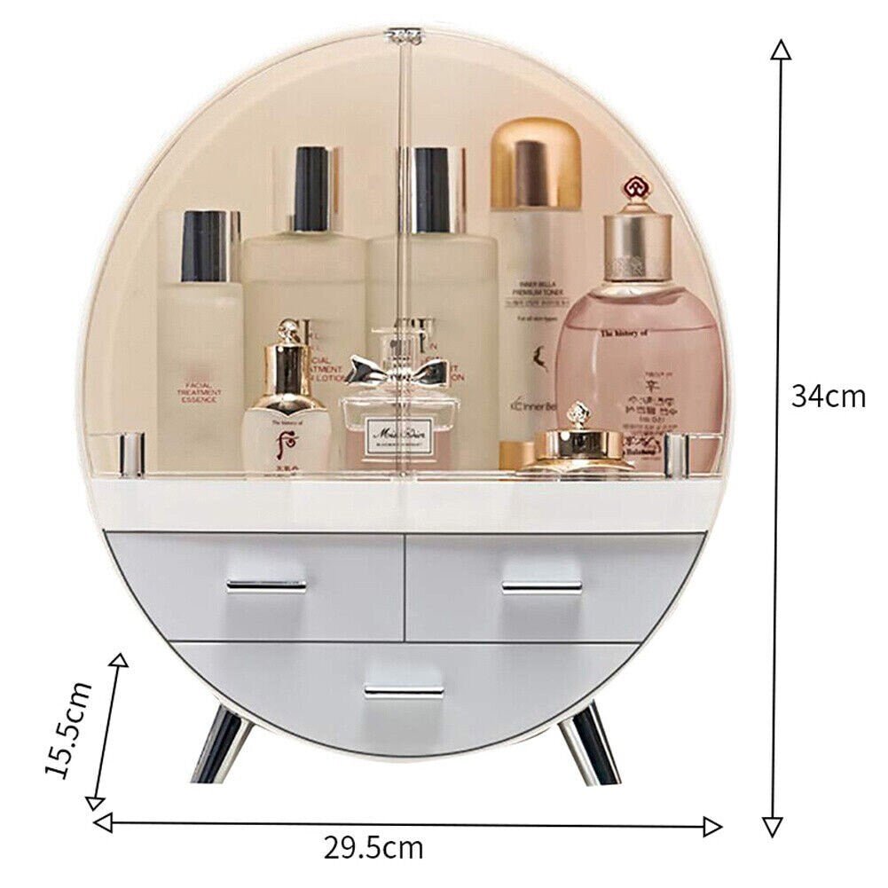 Personalized Desktop Make up Organizer for Women, Jewelry Organizer, Cosmetic Organizer, Storage Box, Gift for Her, Makeup Lover Gift - GOFIRE OUTLET
