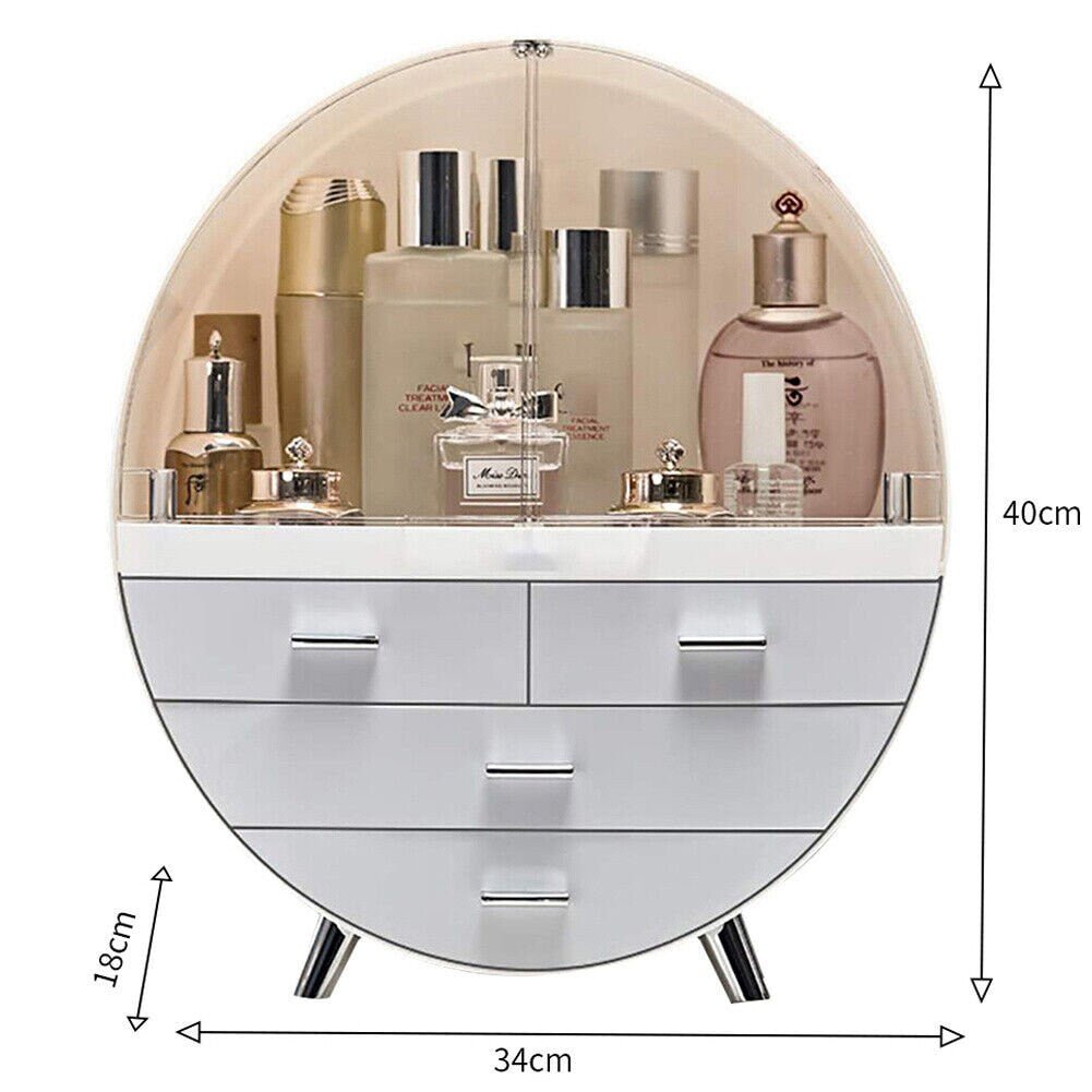 Personalized Desktop Make up Organizer for Women, Jewelry Organizer, Cosmetic Organizer, Storage Box, Gift for Her, Makeup Lover Gift - GOFIRE OUTLET