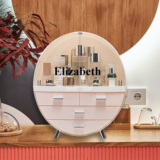 Personalized Desktop Make up Organizer for Women, Jewelry Organizer, Cosmetic Organizer, Storage Box, Gift for Her, Makeup Lover Gift - GOFIRE OUTLET